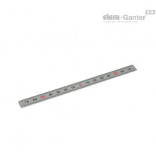 Линейка GN 711-NI-100-W-M ELESA+GANTER