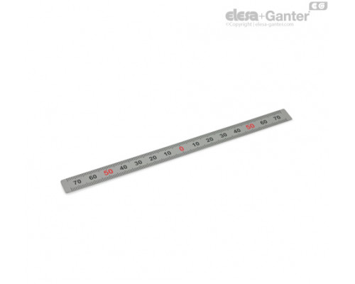 Линейка GN 711-NI-100-W-M ELESA+GANTER