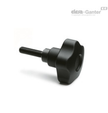 Лепестковая ручка с функцией защиты VCTS-Z-40 p-M6x20 (169731) ELESA+GANTER