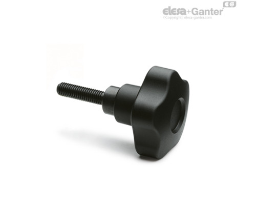 Лепестковая ручка с функцией защиты VCTS-Z-40 p-M6x20 (169731) ELESA+GANTER