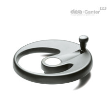 Маховик с одной спицей EMW.350+IEL-A-20-C3 (204611-C3) ELESA+GANTER