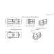 Зажим GN 194-B48-B48-76-2-SW ELESA+GANTER