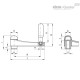 Рукоятка кривошипная EKH.125 A-14-C4 (210251-C4) ELESA+GANTER