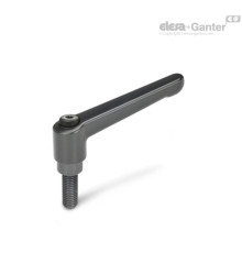 Регулируемая ручка рычажного типа GN 300-22-M3-16-SZ ELESA+GANTER