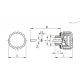 Крышка сапуна SFP.57-1½+a-C2-N (54511-C2-N) ELESA+GANTER