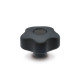 Лепестковая поворотная ручка VCT.43 B-M8-SOFT-C9 (169894-C9) ELESA+GANTER