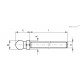 Стержень для опор SM-8.5-M8x43 (301521) ELESA+GANTER