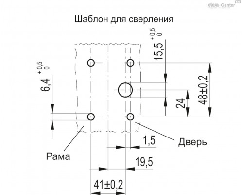 Петли CFM-PC.70-B-M6-C-C4+B1 (426856) ELESA+GANTER
