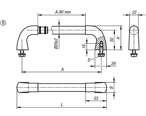Ручка K0227.300083 Kipp