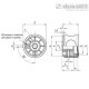 Поворотная рукоятка EGK.50-SST-6-SOFT-C1 (215189-C1) ELESA+GANTER