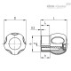 Грибовидная лепестковая ручка EBK.43 B-M10-C-SOFT-C2 (245105-C2) ELESA+GANTER
