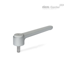 Плоская ручка рычажного типа GN 126.1-145-M16-63-SR ELESA+GANTER