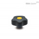 Лепестковая поворотная ручка VCT.53 B-M10-SOFT-C4 (169954-C4) ELESA+GANTER