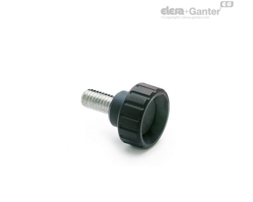 Ручка с рифлением BT.25 p-M6x25 (6646) ELESA+GANTER Ручка с рифлением BT.25 p-M6x25 (6646) ELESA+GANTER