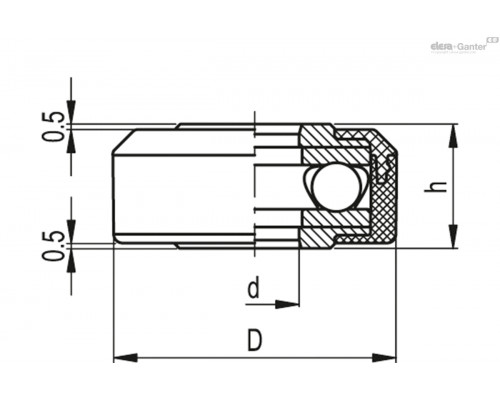 Кольцо CMC.32-10 (32402) ELESA+GANTER