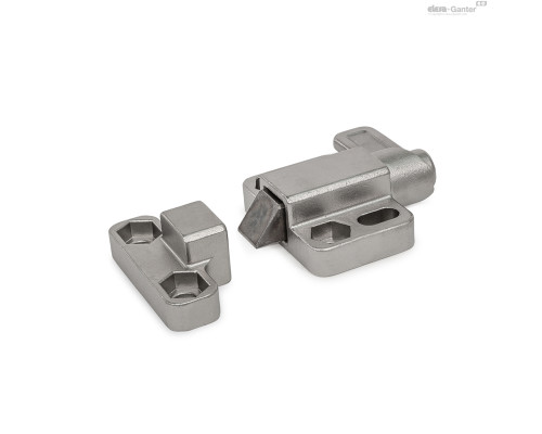Пружинная защёлка GN 724.3-13-20-R1-NI-2 ELESA+GANTER Пружинная защёлка GN 724.3-13-20-R1-NI-2 ELESA+GANTER
