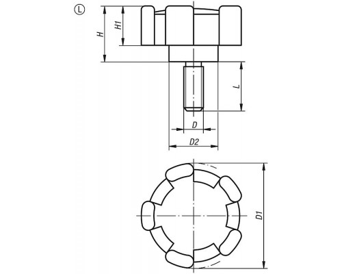 Ручка K0276.4008 Kipp