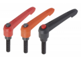 K0269 Рычаги зажимные NOVOgrip из пластика и стали с кнопкой, НР