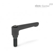 Плоская регулируемая ручка рычажного типа GN 302-22-M3-6-SW ELESA+GANTER