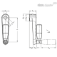 Кривошипная рукоятка с откидной ручкой GN 471.3-100-V12 ELESA+GANTER