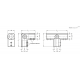 Корпус индикатора GN 298-50-B40-W-SW ELESA+GANTER
