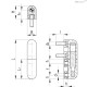 Петля CFNR.65 B-M5 p-M5x12-D-030 (426222) ELESA+GANTER