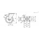 Колёсико RE.F2-100-SSF-N (452446) ELESA+GANTER