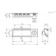 Утопленная ручка PR.92-CH-S-K-U (51914) ELESA+GANTER