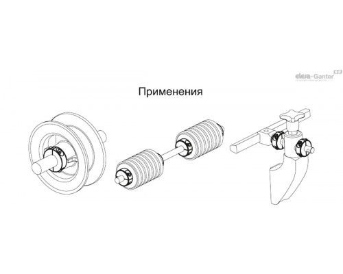 Установочный хомут ANPS-40 (319981) ELESA+GANTER