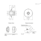 Позиционирующая втулка GN 412.5-M12x1,5-B5,2 ELESA+GANTER