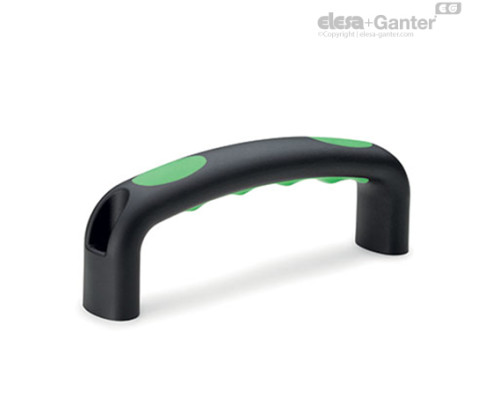 Мостовидная ручка M.343 FM/150 B-6-SOFT-C17 (138623) ELESA+GANTER