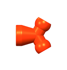 Адаптер 2431 (JFLO, 1/4")