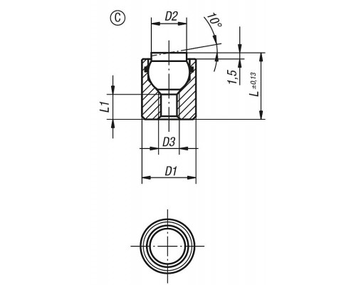 Упоры K0284.608X026 Kipp