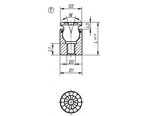 Упоры K0284.608X026 Kipp