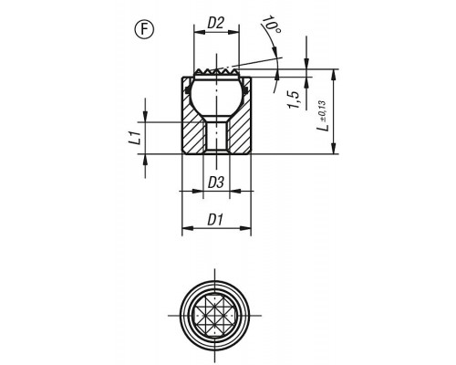 Упоры K0284.608X026 Kipp