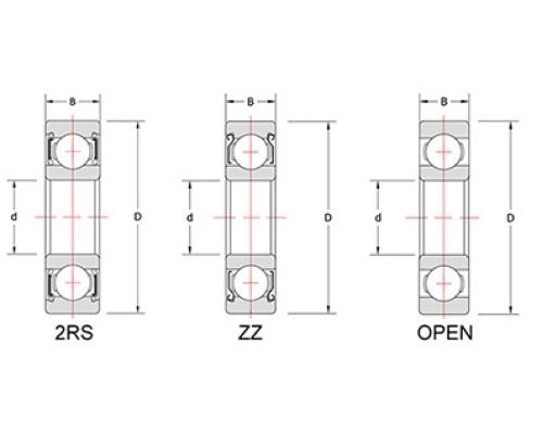 Подшипник 80205 (70-) (6205.ZZ C3) (25x52x15) KHS-LG
