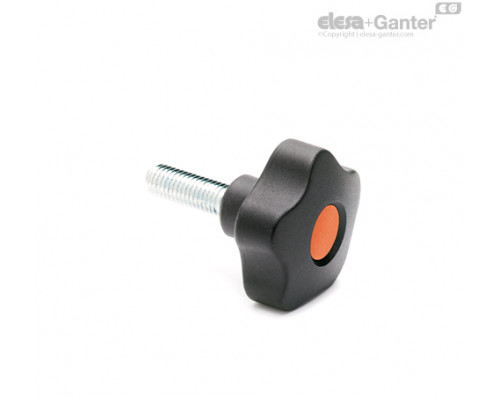 Лепестковая поворотная ручка VCT.74 p-M12x70-C2 (70087-C2) ELESA+GANTER
