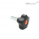Лепестковая поворотная ручка VCT.74 p-M12x70-C2 (70087-C2) ELESA+GANTER