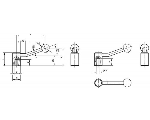 Рукоятка K0176.208 Kipp