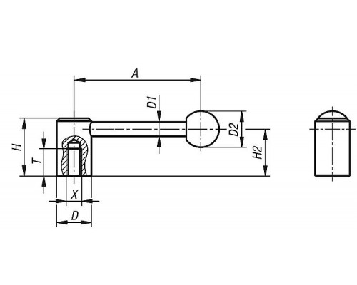 Рукоятка K0176.208 Kipp