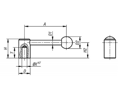 Рукоятка K0176.208 Kipp