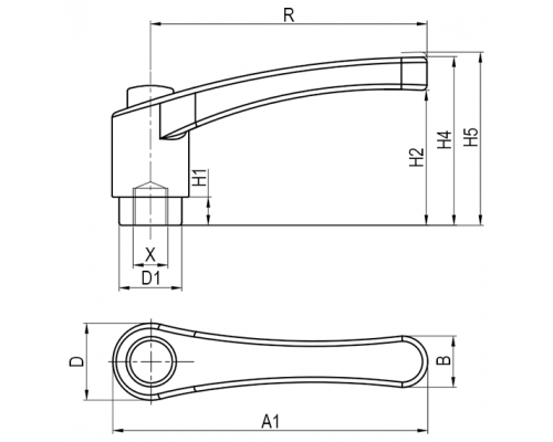 Рычаг PKBI6306 EMES