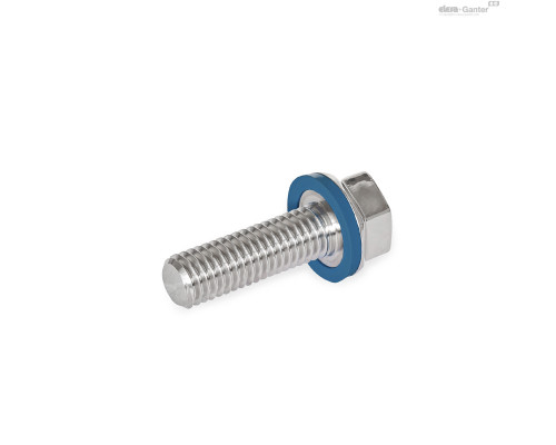 Винт установочный GN 1581-M8-25-PL-F ELESA+GANTER