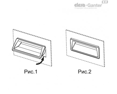 Ручка-купе PR.92-PF-CLEAN (151081) ELESA+GANTER