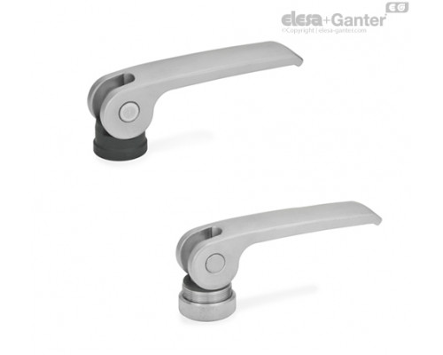 Плоская ручка рычажного типа GN 927.5-44-M4-A ELESA+GANTER