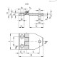 Петли CFM-TR-G-B.50-SH-6 (426061) ELESA+GANTER