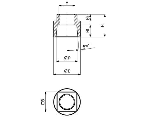 Адаптеры 6010-8-25 Kukamet