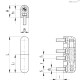Петля CFNR.65 p-M5x12-D-030 (426212) ELESA+GANTER
