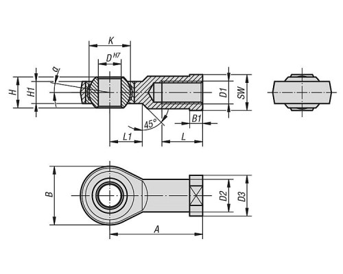 Головки K0719.081 Kipp