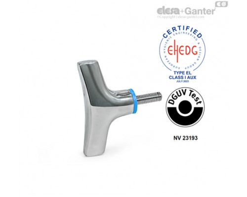 Лепестковый винт GN 8351-40-M4-12-PL-E ELESA+GANTER